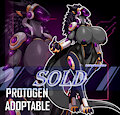 [ADOPTABLE] / Titaness Mamba-V Protogen by Serandres