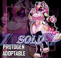 [ADOPTABLE] / Curvy Pinky Paw Protogen by Serandres