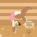Handstand by KittyPrint