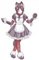 loli maid Cerros by RedneckFur