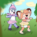 Tag in the Woods (ME N HangyakuNeko) by DanielMania123