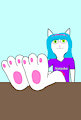 Natasha's feet on the table by TheFurryTree