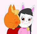 Kissing an angel