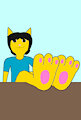 Richard's feet on the table by TheFurryTree