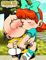 Peanuts - Charlie Brown and Heather - Kiss by SilentSid1992
