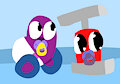 Baby Skweel and Dynamight by PampArt