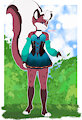 Shelley's cute corset outfit