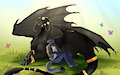 Enjoy my wing, cat by Pentazer