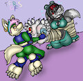 Tickles for Linzie by TheRedSkunk
