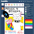 DJ SCRITCHY SCRATCHY - MEWSIC 4 BITIZENZ by sparklefuck