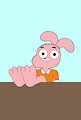 Anais's feet on the table by TheFurryTree