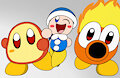 Waddle Dee, Poppy Bros. Jr and Hothead