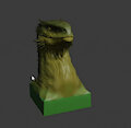 Vhagar 3D model test - baby's first 3D sculpture