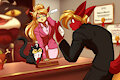 Leona & Trust office antics by Toughset & Belise7 by UnusualUnity