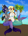 Commission: Gay Mergirls by Mancoin