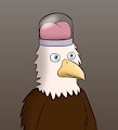 Big Brained Bald Eagle by BrainyEverest