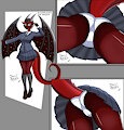 Comm: Bloodrusher the dragon by JavithecyborgGX20