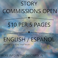OPEN STORY COMMISSIONS by Pepelebabysitter