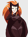 Eda Cosplaying Scarlet Witch