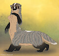 Marilyn&nbsp;&nbsp;- american badger taur by FrickenStoat