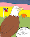 Pondering Eagle by bluecollie55
