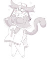 Mewgenics - Marshmallow by CrucifiedBunny