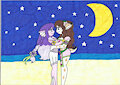 Romantic Beach Moonlight by KatarinaTheCat18