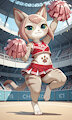 Tsukino cheerleader clean ver by EBIL64