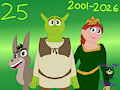 Shrek 25th Anniversary (Late) by PrincessTheWolf