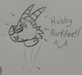 Hoppy Head Doodle by foxboyprower