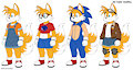 Tails' Different Type Of Outfits. by DoomLazy
