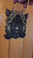 Fuzz Follow me Badge