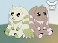 Terriermon and Lopmon
