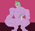 Spike doing the Omni-Man ThiCC pose