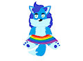 Anthonitecus with the Pride Month Flag remake by AnthonitecusBlueWolf
