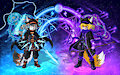 Magus Opus: Azure v Amethyst by Talonfangclaw