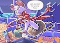 Mina The Mouse In Diaper by Friar