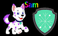 Sam the snow pup by 011001