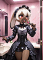 Gothic Rabbit by JackiePie88