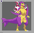 Magenta Typlosion Hybrid Adopt-OPEN by ChaosEye