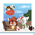 VixenLogic0129.5 - Pizza Party by foxboy83