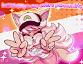 Happy gay fox by NoriNoir