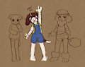 some wip puppy characters by Viotailed