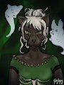 Spirit talker portrait by Gashren