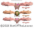 Mother Fruit Bat Rose and Her Children Blast And Amber