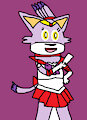 Blaze Mars Posing with Ofuda Scroll 2