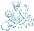 nyuh!...nyuh tickles! >.< by 7vem