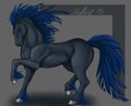 Horse paint study 