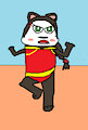 Yaya Practicing Kung Fu At The Beach