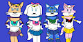 Star Fox Girls As Sailor Guardians
